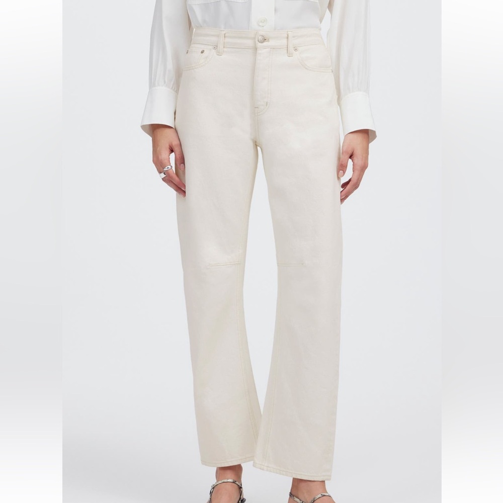 Madewell Darted Barrel Jeans - Vintage Canvas